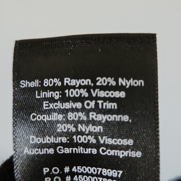 ARITZIA | Babaton Wilbur Lace Midi Pencil Skirt black Sz 00 - Picture 7 of 7